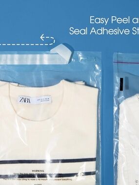 Shipping Supplies - 18x24" sealable cellophane bags for packaging - 50 count per